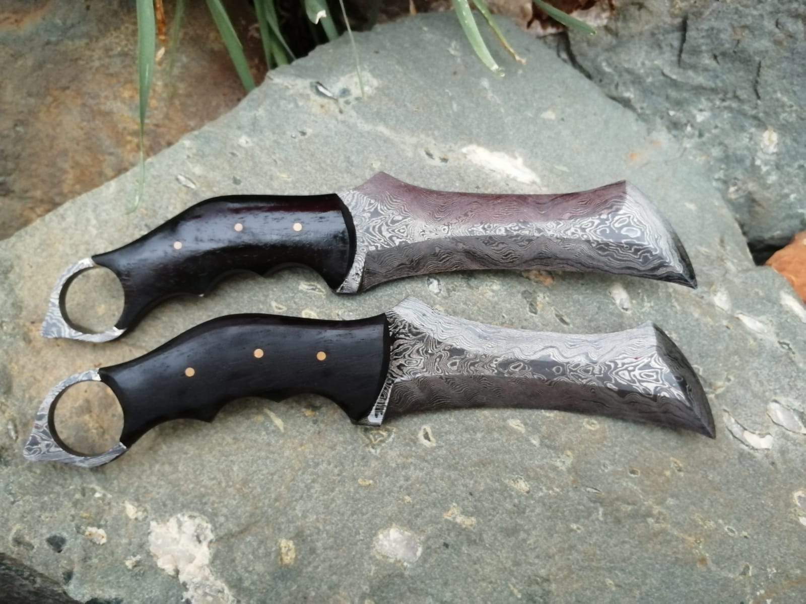 Custom HCK Design Modified Karambit - Pieter Goosen Damascus